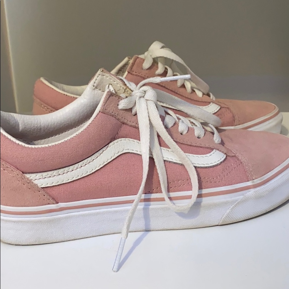blush pink vans